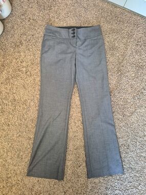 New The Limited Cassidy Fit Gray Dress Trousers Size 8R